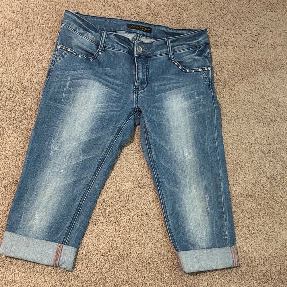 Stylish Denim Cropped Jeans for Women